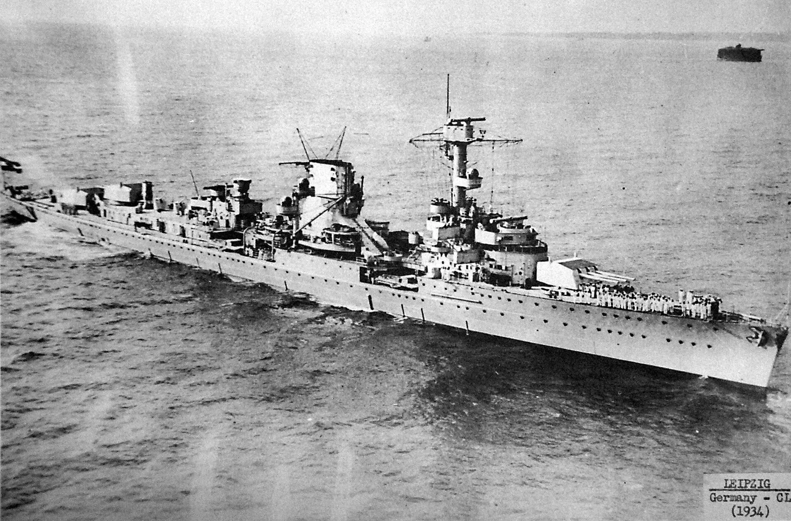 German cruiser Leipzig