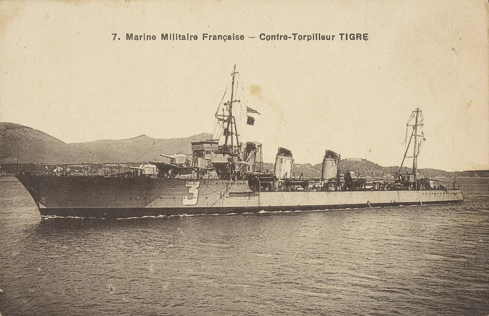 French destroyer Tigre