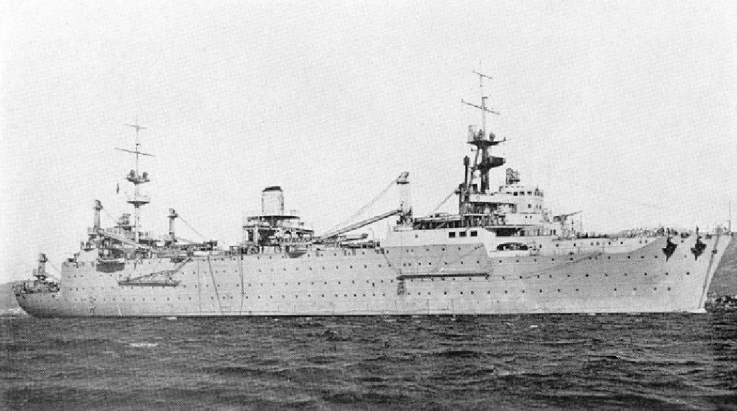French seaplane carrier Commandant Teste