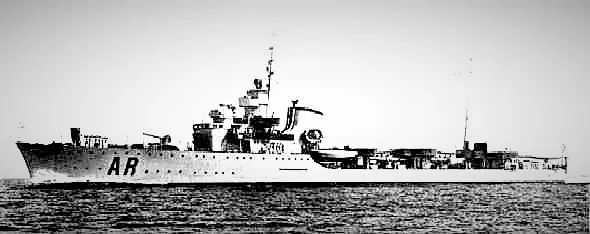 Italian destroyer Artigliere (1937)