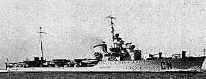 Italian destroyer Camicia Nera