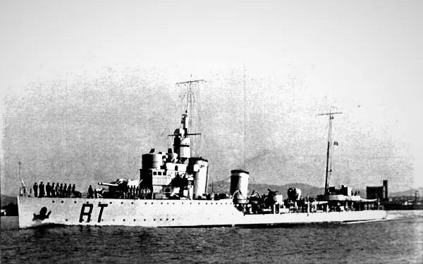 Italian destroyer Cesare Battisti
