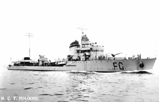 Italian destroyer Folgore