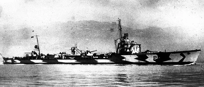 Italian destroyer Leone Pancaldo