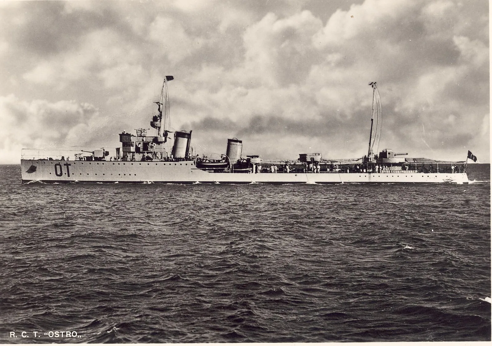 Italian destroyer Ostro (1928)