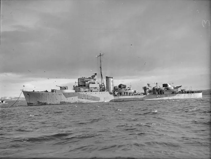 French destroyer La Combattante