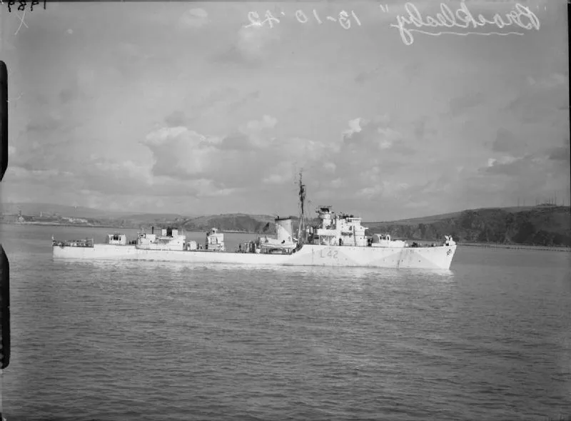 HMS Brocklesby (L42)