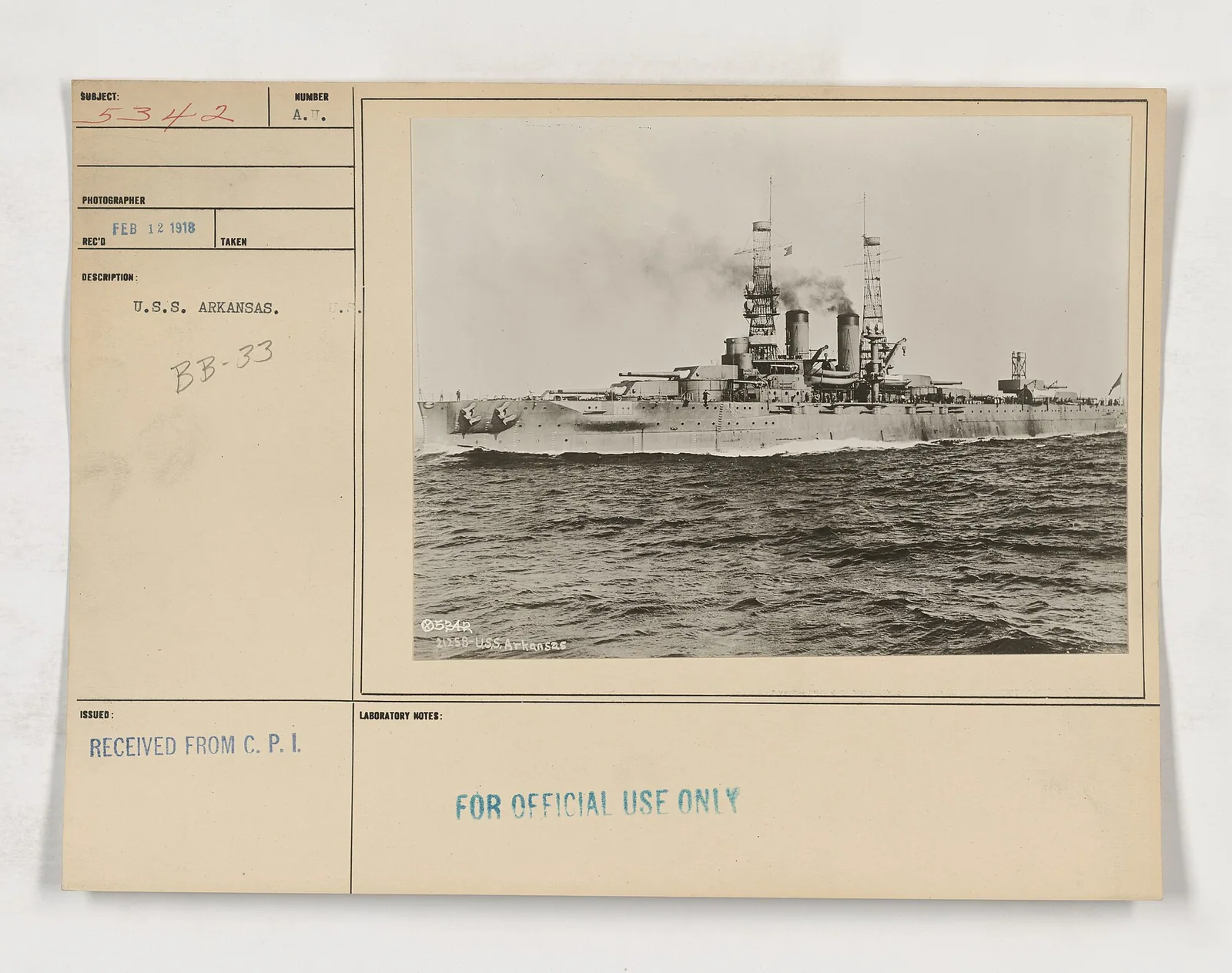 USS Arkansas (BB-33)