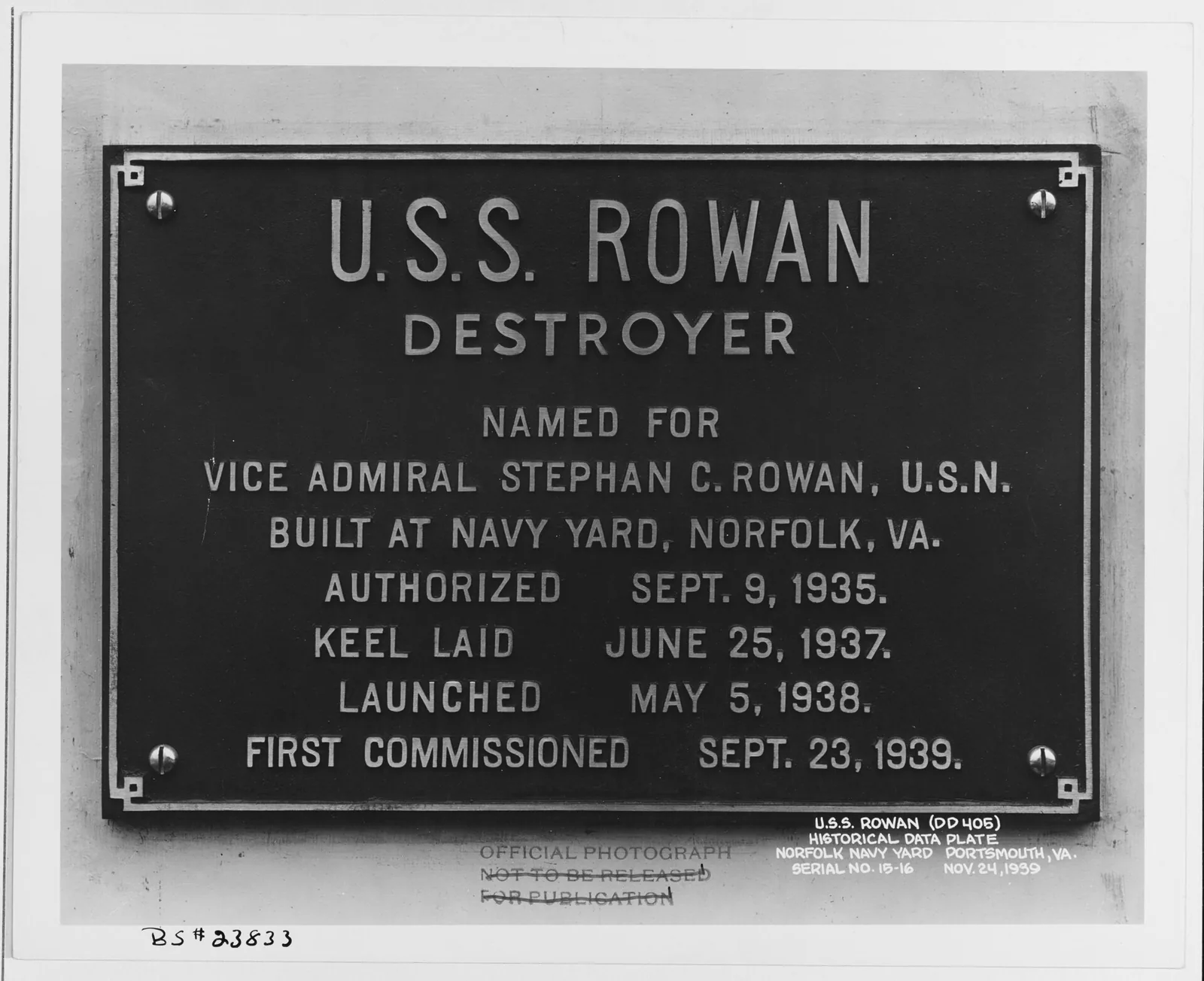 USS Rowan (DD-405)