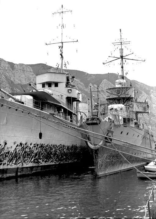 Yugoslav destroyer Dubrovnik